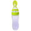 BABY FOOD SQUEEZE BOTTLE WITH SPOON - Hoopoe